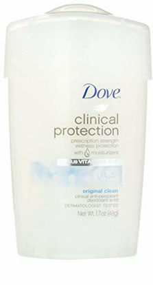 Picture of Dove Clinical Protection Antiperspirant/Deodorant, Original Clean, Stick, 1.7 Ounce (Pack of 2)