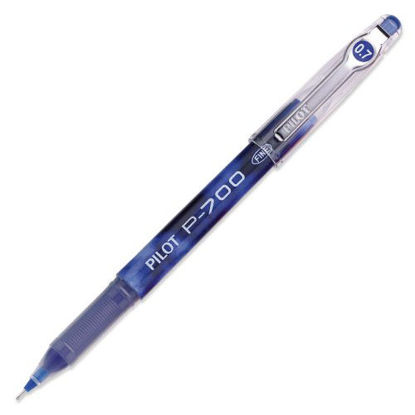 Picture of PILOT Precise P-700 Gel Ink Rolling Ball Stick Pens, Fine Point, Blue Ink, 12-Pack (38611)
