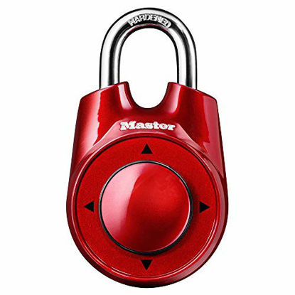 Picture of Master Lock 1500iD Locker Lock Set Your Own Directional Combination Padlock, 1 Pack, Colors May Vary