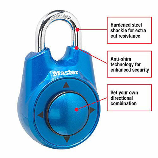 GetUSCart Master Lock 1500iD Locker Lock Set Your Own Directional
