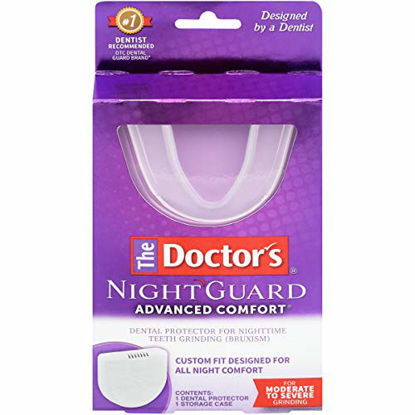 Picture of The Doctor?s NightGuard for Teeth Grinding, Custom-Fit Dental Guard for Nighttime 6x5x4 Inch (Pack of 1)