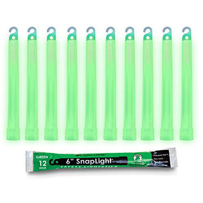 Picture of Cyalume-9-08001 Green Glow Sticks - Premium Bright 6? SnapLight Sticks with 12 Hour Duration (10 Pack)