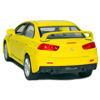 Picture of 5 2008 Mitsubishi Lancer Evolution X 1:36 Scale (Yellow) by Kinsmart