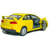 Picture of 5 2008 Mitsubishi Lancer Evolution X 1:36 Scale (Yellow) by Kinsmart