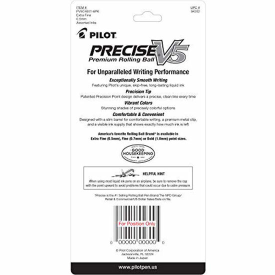 GetUSCart- PILOT Precise V5 Stick Liquid Ink Rolling Ball Stick Pens ...