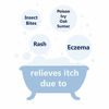 Picture of Aveeno Baby Eczema Therapy Soothing Bath Treatment for Relief of Dry, Itchy and Irritated Skin, Made with Soothing Natural Colloidal Oatmeal, 5 ct.