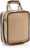 Picture of Derwent Pencil Case, Canvas Carry-All Bag Pencil Holder with Removable Shoulder Strap, Holds up to 132 Pencils and Supplies (2300671) , Brown