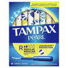 Picture of Tampax Pearl Plastic Unscented Tampons, Regular Absorbency, Blue, 18 Count