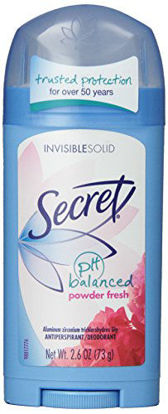 Picture of Secret Original Powder Fresh Scent Women's Invisible Solid pH Balanced Antiperspirant & Deodorant, 2.6 Ounce