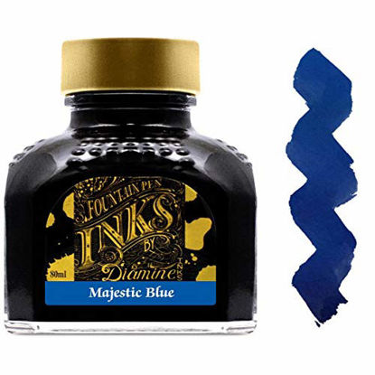Picture of Diamine Ink Bottle Majestic Blue