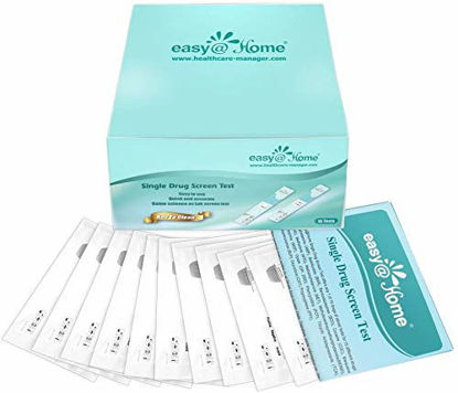 Picture of 10 Pack - Easy@Home Marijuana (THC) Single Panel Drug Tests Kit - Individually Wrapped Single Panel THC Screen Urine Drug Test Kit with 50 ng/ml Cutoff Level - EDTH-114