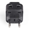 Picture of OREI Europe Power Plug Adapter Works in Russia, Turkey, Ethiopia, Korea, Monaco and More (Type C) - 4 Pack, Black