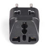 Picture of OREI Europe Power Plug Adapter Works in Russia, Turkey, Ethiopia, Korea, Monaco and More (Type C) - 4 Pack, Black