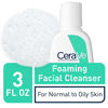 Picture of CeraVe Foaming Facial Cleanser | 3 Fl. Oz Travel Size | Daily Face Wash for Oily Skin | Fragrance Free