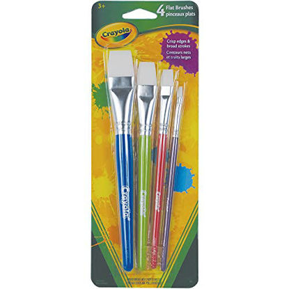 Picture of Crayola Kids Paint Brushes, 4 Count