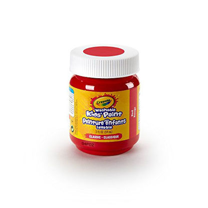 Picture of Crayola Washable Kids Paint, 2 oz, Red