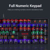 Picture of Redragon K551 Mechanical Gaming Keyboard RGB LED Rainbow Backlit Wired Keyboard with Red Switches for Windows Gaming PC (104 Keys, Black)