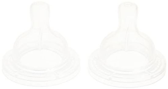 GetUSCart- Philips AVENT Anti-Colic Nipple, Clear, 2 Slow Flow, 2 Count
