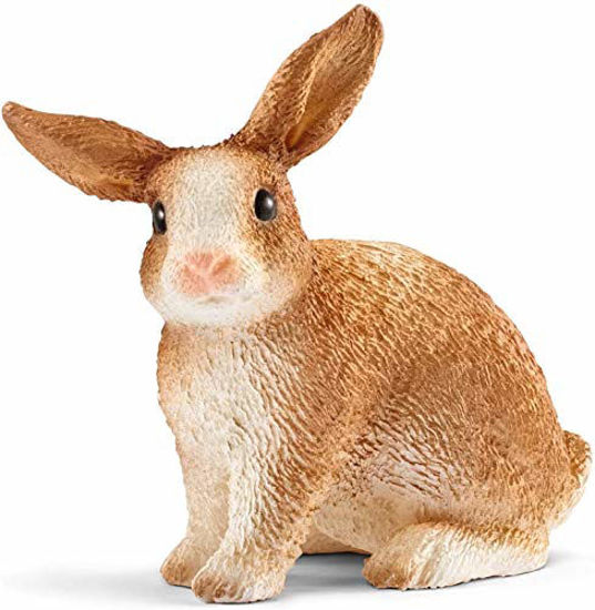 Picture of Schleich Farm World, Animal Figurine, Farm Toys for Boys and Girls 3-8 Years Old, Rabbit