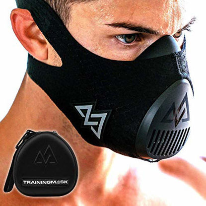 Picture of TRAININGMASK Elevation Training Mask 3.0 - for Stamina - Increase Your Sports Performance, Endurance, Weight Lifting, Workout, Running Altitude Mask, Fitness Running, Manufactured in USA