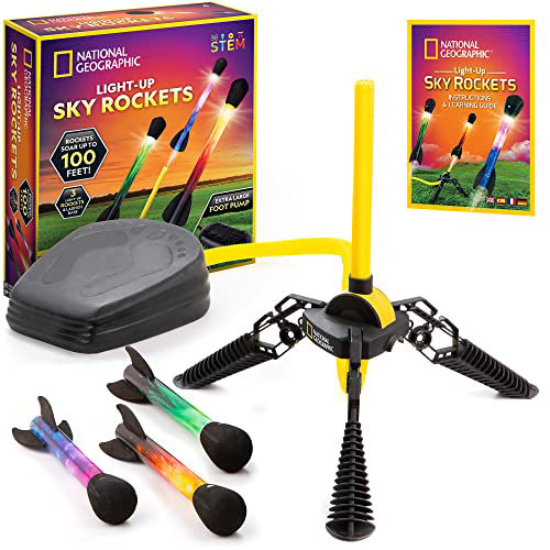 GetUSCart- NATIONAL GEOGRAPHIC Air Rocket Toy - Ultimate LED Rocket ...