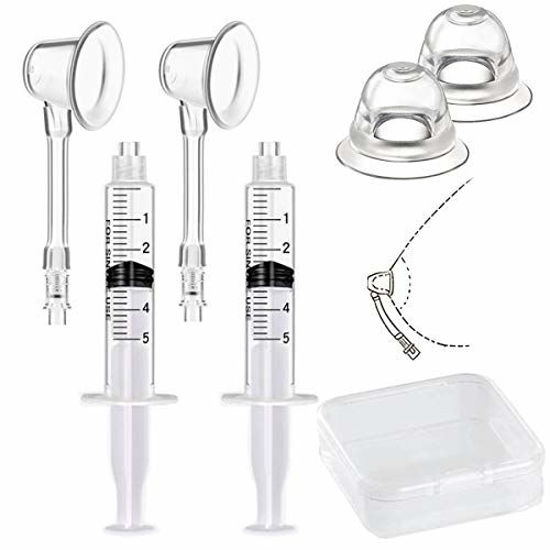 Picture of Inverted Nipple Puller 2 PC Nipple Aspirator Corrector Women Nipple Suckers for Flat Nipples