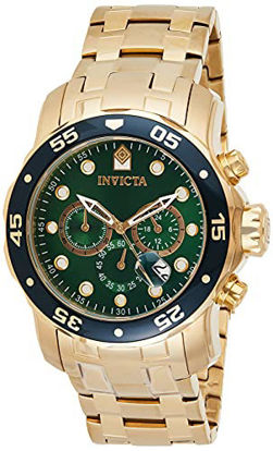 Picture of Invicta Men's 0075 Pro Diver Chronograph 18k Gold-Plated Watch