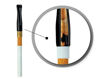 Picture of Tar Gard Reusable Cigarette Filter Holder, Portable Filter System, Easy to Clean, Trusted Over 50 Years (1 Black Mouthpiece, 1 Clear Mouthpiece, Metal Filter)