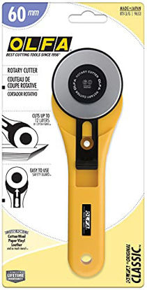 Picture of OLFA RTY-3/G 60mm Straight Handle Rotary Cutter