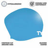 Picture of TYR Long Hair Wrinkle-Free Silicone Swim Cap, Blue