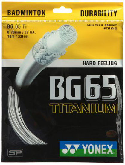Picture of YONEX BG 65Ti Badminton String (White)