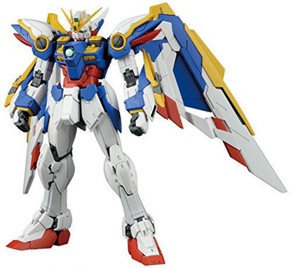 Picture of Bandai Hobby BAN203222 RG 1/144 #20 Wing Gundam Ver EW Gundam Wing Action Figure, Multicolor, 8"