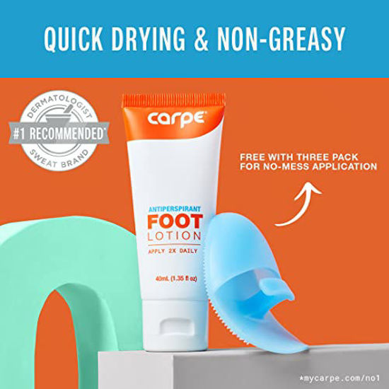 GetUSCart Carpe Antiperspirant Foot Lotion, A solution to stop sweaty