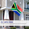 Picture of ANLEY Fly Breeze 3x5 Foot South Africa Flag - Vivid Color and Fade Proof - Canvas Header and Double Stitched - South African National Flags Polyester with Brass Grommets 3 X 5 Ft