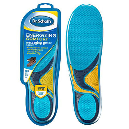 Picture of Dr. Scholl?s Comfort and Energy Massaging Gel Insoles, Men?s Size 8-14, 1 Pair