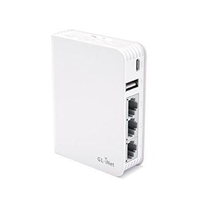 GL.iNet GL-SFT1200 (Opal) Secure Travel WiFi Router – AC1200 Dual Band  Gigabit Ethernet Wireless Internet | IPv6 USB 2.0 MU-MIMO DDR3 |128MB Ram