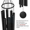 Picture of ASTARIN Large Wind Chimes for Outside(38 inch), Sympathy Wind Chimes Outdoor Clearance with 8 Aluminum Tuned Black Tubes, Memorial Wind Chimes Gift Decoration for Home, Garden,Patio,Backyard.
