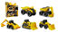 Picture of Cat Construction Little Machines 5 Pack - Great Cake Toppers - Great for Easter Baskets, Yellow