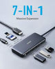 Picture of Anker USB C Hub, 341 USB-C Hub (7-in-1), with 4K HDMI, 100W Power Delivery, USB-C and 2 USB-A 5Gbps Data Ports, microSD and SD Card Reader, for MacBook Air, MacBook Pro, XPS, and More