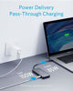 Picture of Anker USB C Hub, 341 USB-C Hub (7-in-1), with 4K HDMI, 100W Power Delivery, USB-C and 2 USB-A 5Gbps Data Ports, microSD and SD Card Reader, for MacBook Air, MacBook Pro, XPS, and More