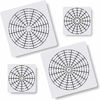 Picture of 5 Pieces Mandala Dot Painting Tool Stencils Template Set, 8/12/16 Segment Creative Mandala Stencils Reusable Painting Stencils for DIY Painting Art Projects