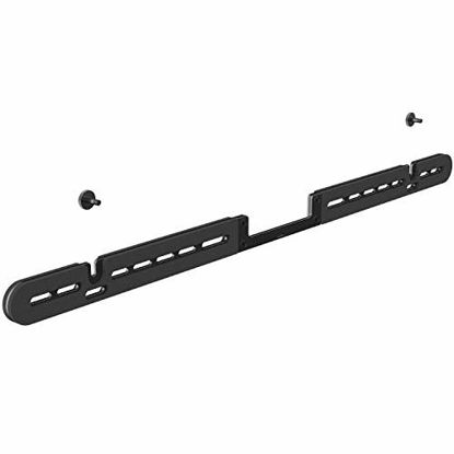 Picture of Soundbar Wall Mount, Designed for Sonos Arc, Low Profile Sound Bar Mount Bracket Under TV with Hardware Kit?Easy to Install (SON003-B), Black by WALI