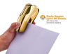 Picture of Bostitch Office Heavy Duty 40 Sheet Stapler, Small Stapler Size, Fits into The Palm of Your Hand; Gold Chrome