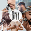 Picture of Hatteker Hair Clipper Cordless Hair Trimmer Barber Clipper T-Blade Trimmer Beard Trimmer Nose Trimmer Hair Cutting Grooming Kit Professional IPX7 Waterproof
