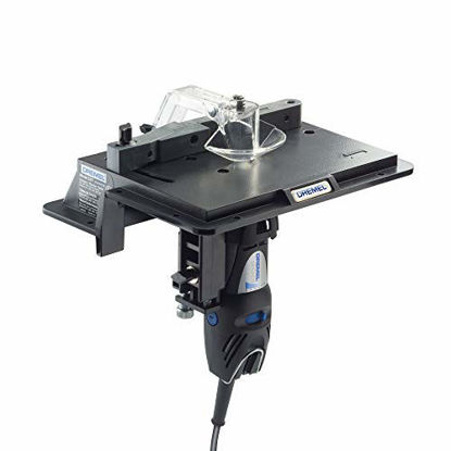 Picture of Dremel 231 Portable Rotary Tool Shaper and Router Table- Woodworking Attachment Perfect for Sanding, Shaping, and Trimming Edges