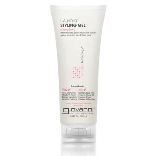 Picture of GIOVANNI L.A. Hold Styling Gel, 6.8 oz. - Extreme Hold Hair Gel with Surface Enhancers, Lightweight, Lauryl & Laureth Sulfate Free (Pack of 1)