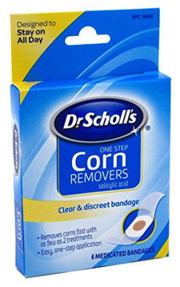 Picture of Dr. Scholls Corn Remover One Step Maximum Strength ,6 Count (Pack of 2)