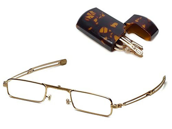 GetUSCart- Mini Folding Glasses with Tortoise Shell casem, 2.50 ...