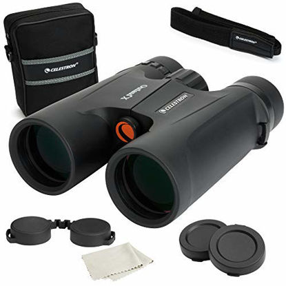 Picture of Celestron - Outland X 8x42 Binoculars - Waterproof & Fogproof - Binoculars for Adults - Multi-Coated Optics and BaK-4 Prisms - Protective Rubber Armoring