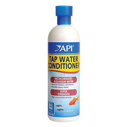 Picture of API TAP WATER CONDITIONER Aquarium Water Conditioner 16-Ounce Bottle, White (52C)